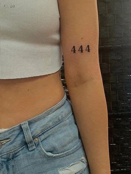 444 tattoo|o que significa a tatuagem 444